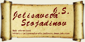 Jelisaveta Stojadinov vizit kartica
